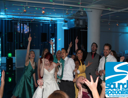 Joe + Meredith Louisville Wedding DJ at The Foundry at Glassworks
